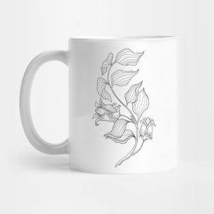 Sprig of rose Mug